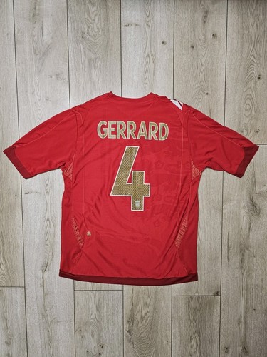 MAGLIA CALCIO ENGLAND 2006 2008 AWAY GERRARD MAGLIA CALCIO L UMBRO - Foto 2 di 10