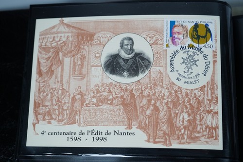 FRANCE COLLECTION OF 925+ STAMPS & 40 COVERS STORED IN RED TIMBRES ALBUM - Picture 23 of 24