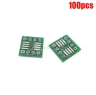 100Pcs SOP8 SO8 SOIC8 To DIP8 Interposer Board Pcb Board Adapter Plate ba