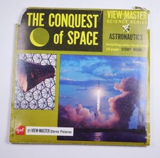 View-Master The Conquest of Space Astronautics - 3 reel packet B 681