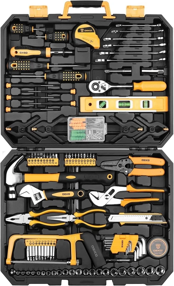 228-Piece High-Quality Socket Wrench Tool Kit with Portable Storage Case - Image 3 of 4