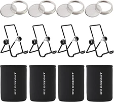 Seed Sprouting Jar Germination Kit Accessories 4 PACK Sprout Lids for Wide Mouth