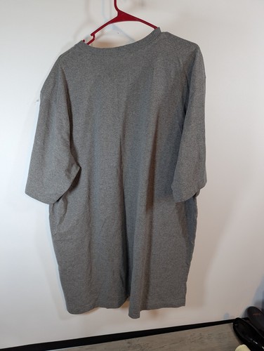 T-shirt Carhartt Relaxed Fit manica corta tasca uomo 2XL alta grigio misto cotone - Foto 3 di 7