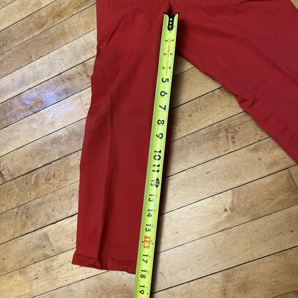 Pantalones rojos vintage McDonald’s McKids talla 7 elásticos pierna recta  Foto 4 de 4