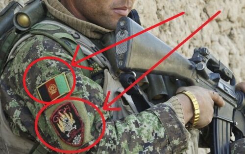 Afghanistan Combinée Joint Task Force Cjstof Afg Drapeau + Flaming Skull Oda 325 - Photo 1/13
