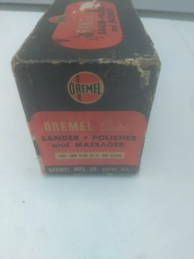 Lijadora y masajeador eléctrico DREMEL de colección caja original funciona ~ TRL7#25 Foto 3 de 4