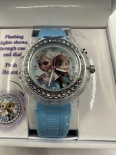Disney Kids Frozen Anna  Elsa Blue Watch FZN3564 Kids Disney Watch NEW U