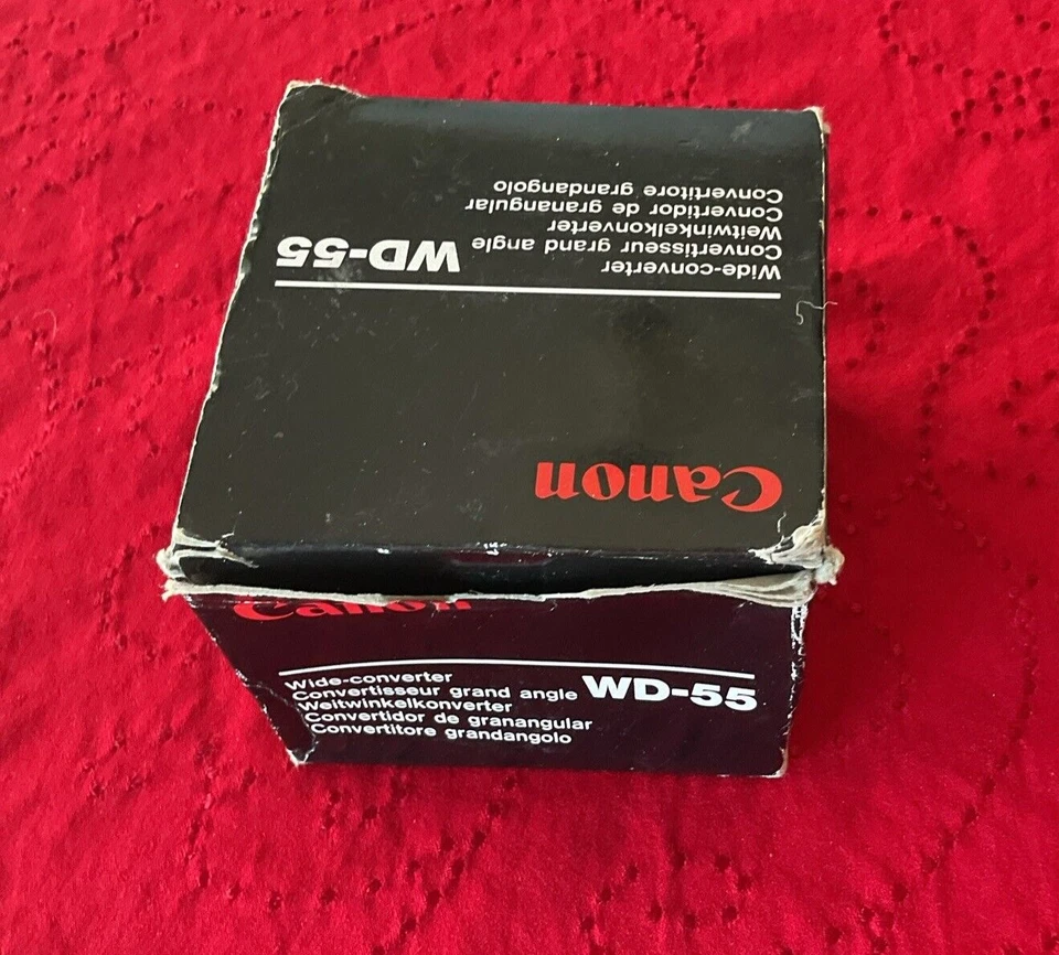 Canon WD-55 Camera Video LENS WD 55 0.7x WIDE CONVERTER 55MM - Image 3 of 4