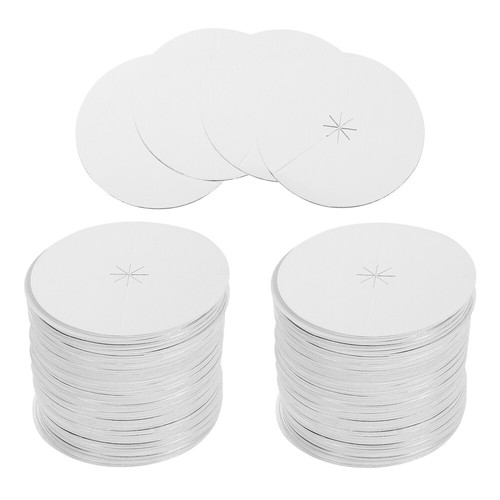 150 Pcs Candle Wax Drip Guards Paper Church Holder Tapered Candlesticks