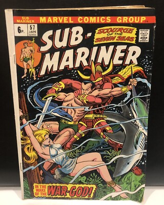 Sub-Mariner #57 Comic Marvel Comics