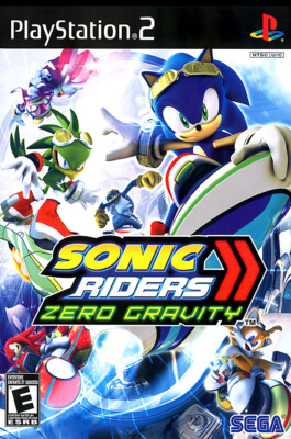 Sonic Riders Zero Gravity PS2 BOX ART Premium POSTER MADE IN USA - PS2312