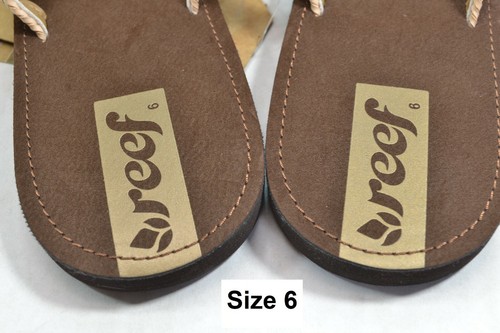 Sandalias tanga para mujer Reef DOWNTOWN TRUSS marrones con correa trenzada (D) - Imagen 10 de 11