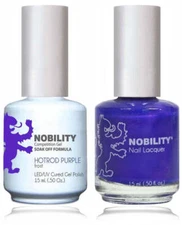 Lechat Nobility Gel Polish & Nail Lacquer - Hotrod Purple 0.5 oz - #NBCS041