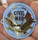 Round Eagle United States Flag Civil War Sesquicentennial Hiking Medallion