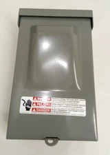 Siemens WNC2060 Pull Out AC Disconnect 60A Non-Fused 240V 10HP 1PH 2P NEMA 3R