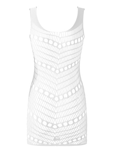 Womens Fishnet Lingerie Babydoll Mesh Hole Chemise Babydoll Sleepwear Mini Dress - Picture 21 of 174