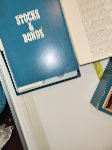 1964 Vintage STOCKS AND BONDS Bookshelf Game 3M Company - Picture 8 of 9