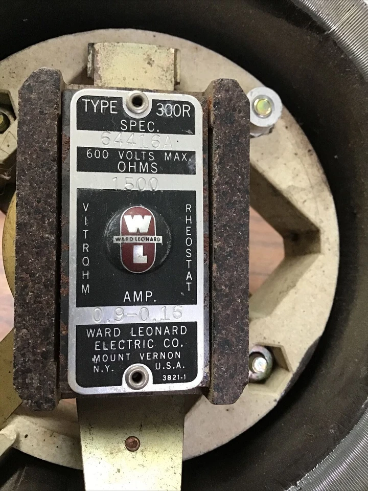 Ward Leonard Tipo 300 64416A REÓSTATO VITROHM (VR9) Foto 3 de 3