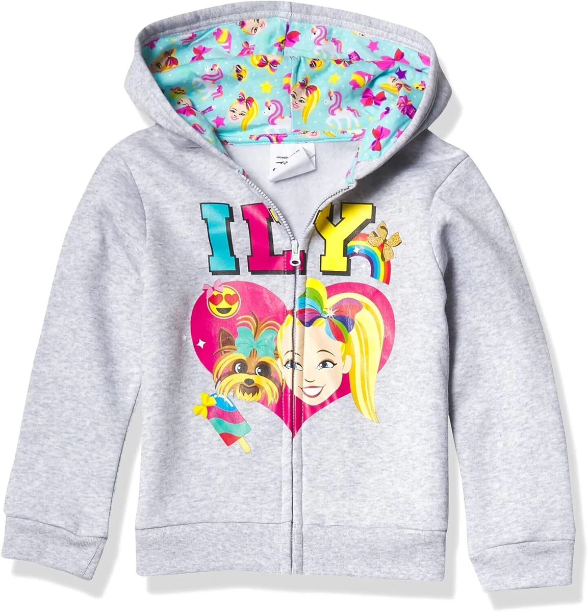 Jojo siwa cheap zip up hoodie