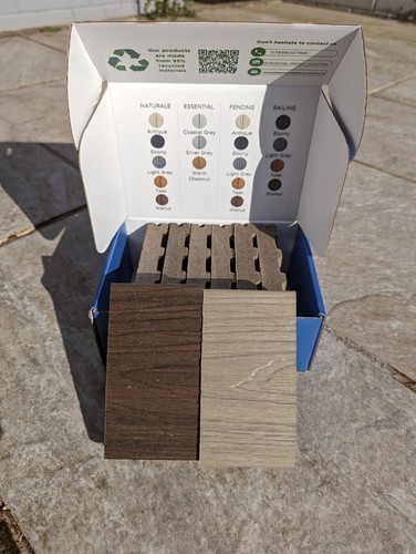 Composite Decking Board Essential & Naturale Ultrashield Free Sample Box - Picture 4 of 5
