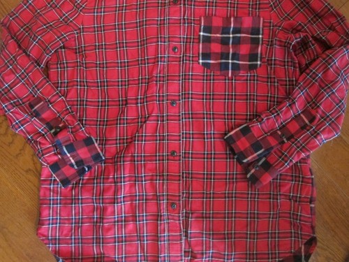 Madewell Classic Ex-Boyfriend Button Down Red Plaid Women's Medium - Picture 4 of 9