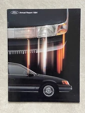 Ford Motor Company Annual Report 1984 ~ Excellent, Original