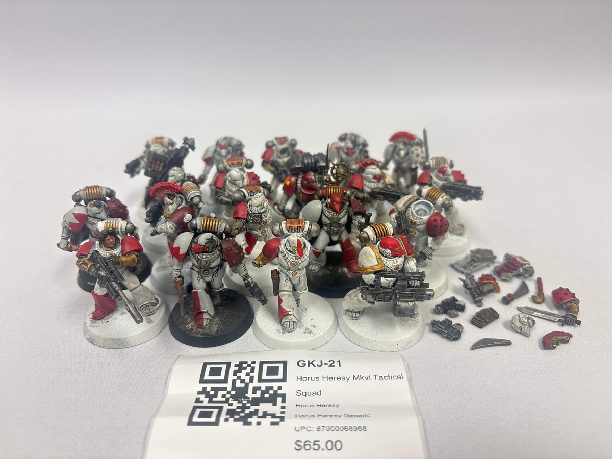ミリタリー 40k Horus Heresy MKVI Tactical Squad Amazon.com: Games Workshop Warhammer Legiones Astartes MKVI