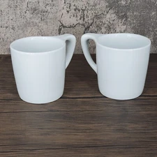 NotNeutral Lino Collection White Porcelain Solid Color Coffee Cup 10 oz NIB