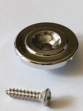 Vintage Style Button String Retainer Tree for Bass Guitar - Chrome