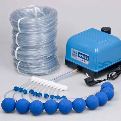 AquaForte V60 Belüfter komplett Set, Teich Aquarium Hailea