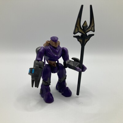 HALO MEGA BLOKS PURPLE COVENANT HUNTER MINI FIGURE UNSC WOLVERINE 96833