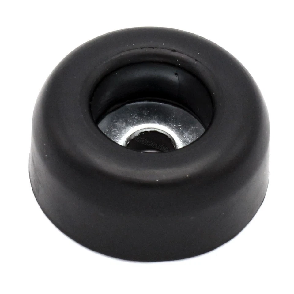 8 Gummifüße 25x11 mm Stahleinlage Adam Hall 4900 GummiFuß Boxen Füße Geräte Fuß - Bild 2 von 4