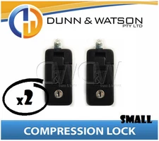 Small Black Compression Lock / Handle / Latch (Pop Omega Trailer Canopy ) x2