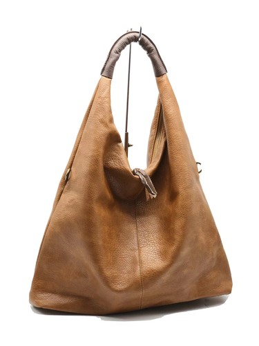 Borsa Donna Sacca Hobo Grande Simil pelle Marrone A Spalla Con Tracolla |  eBay