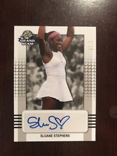 2018 Leaf Grand Slam Tennis #BA-SS1 - Sloane Stephens (Autographed & #'d 9/15)