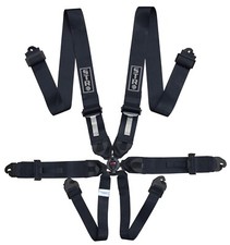 Black 6-point Race Harness Fia 8853-2016 2030 Safety Seat Belt Iva Safe - Str Black 6-point Race Harness Fia 8853-2016 2030 Safety Seat Belt Iva Safe - Str
