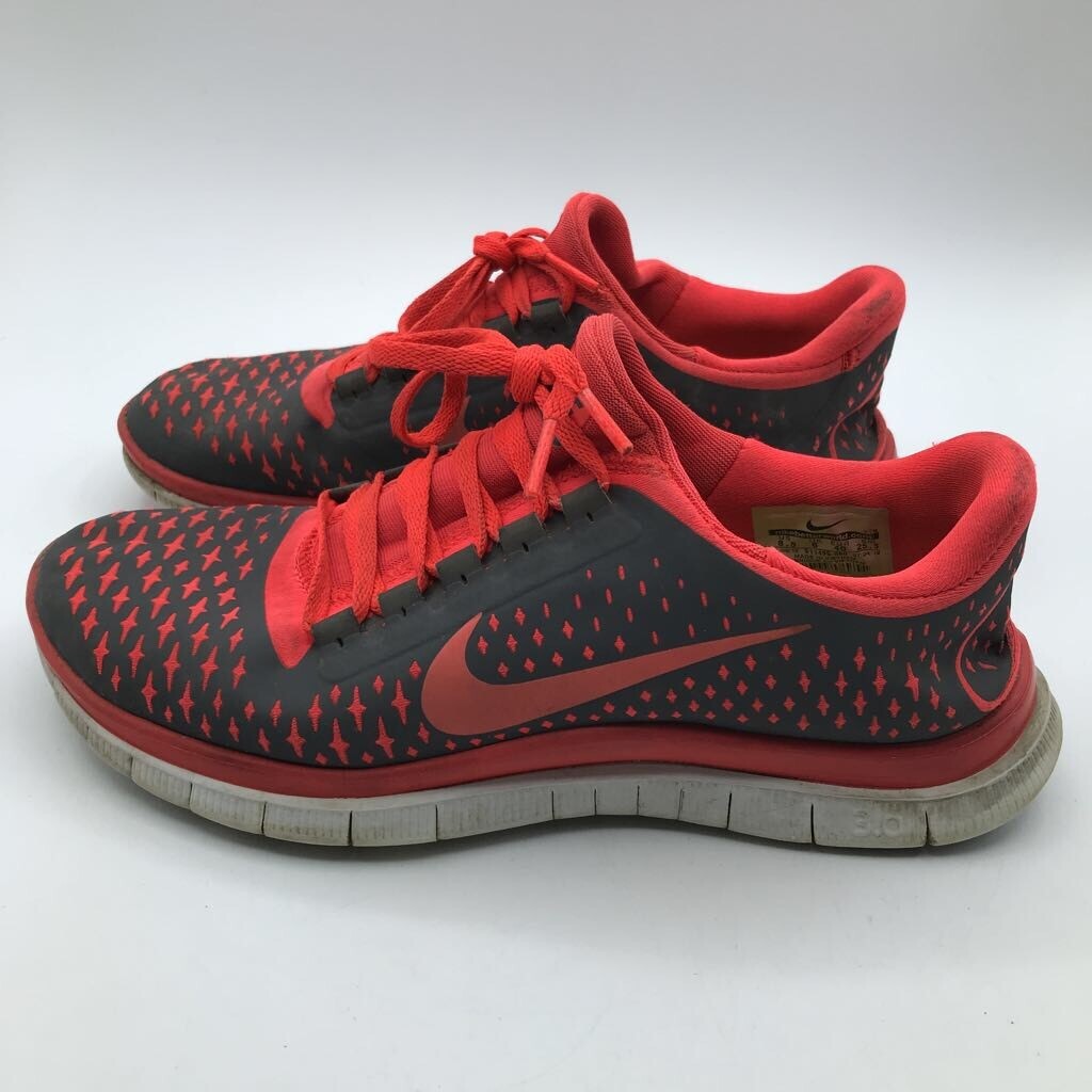 Nike Womens Free 3.0 Running Shoes Red Solid 511495-060 Low