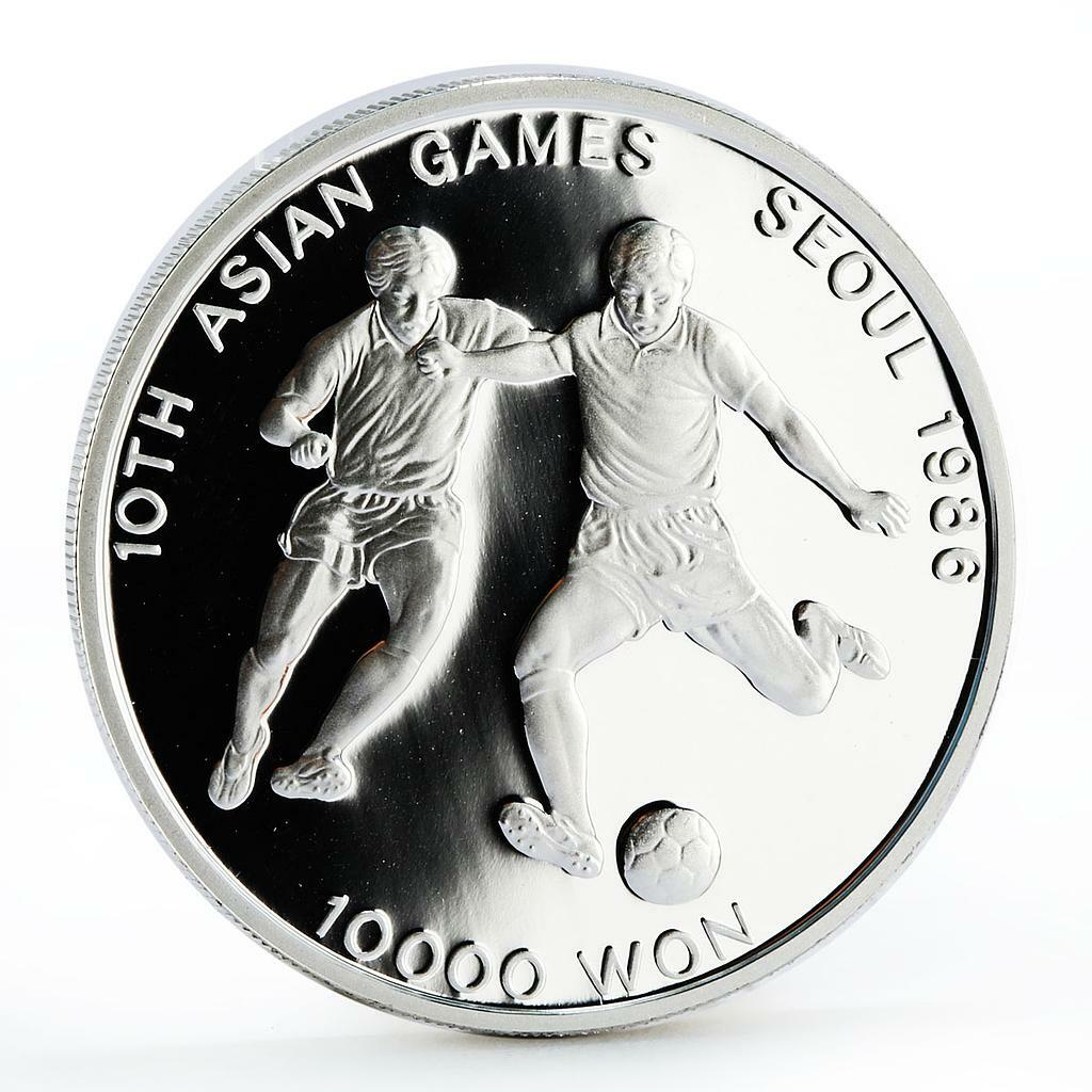 SEOUL1986 ソウルアジア大会 プルーフ 5枚組 硬貨 メダル 韓国 Korea 10000 won 10th Seoul Asian Games series Football proof