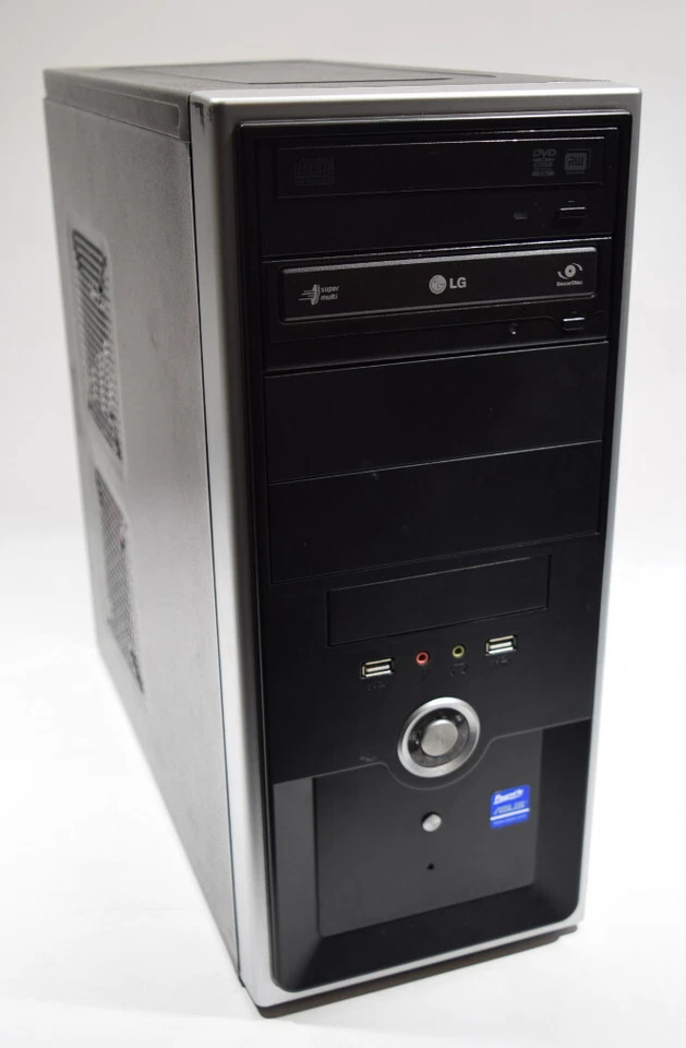 Vintage PC Windows XP/7 Dual Boot Retro Gaming 4GB/1.2TB/SSD Duo E8400 w/gamepad - Image 2 of 4