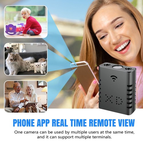2X Mini IP Kamera 1080P Wireless WLAN 4K WiFi Kamera Überwachungkamera IR Cam HD - Bild 10 von 12