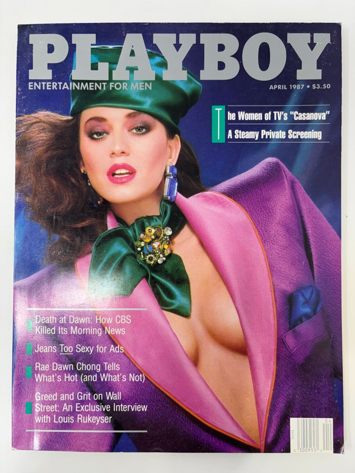 Playboy Magazine April 1987 • Playmate Anna Clark • Women of Casanova B
