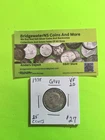 1938 Canadian Silver Quarter [25c] AG  Early King George VI. Trending At $27