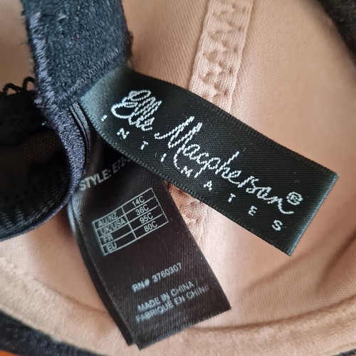 Women's size 14C 'ELLE MACPHERSON INTIMATES' Gorgeous black/nude lace bra - EUC - Picture 6 of 6