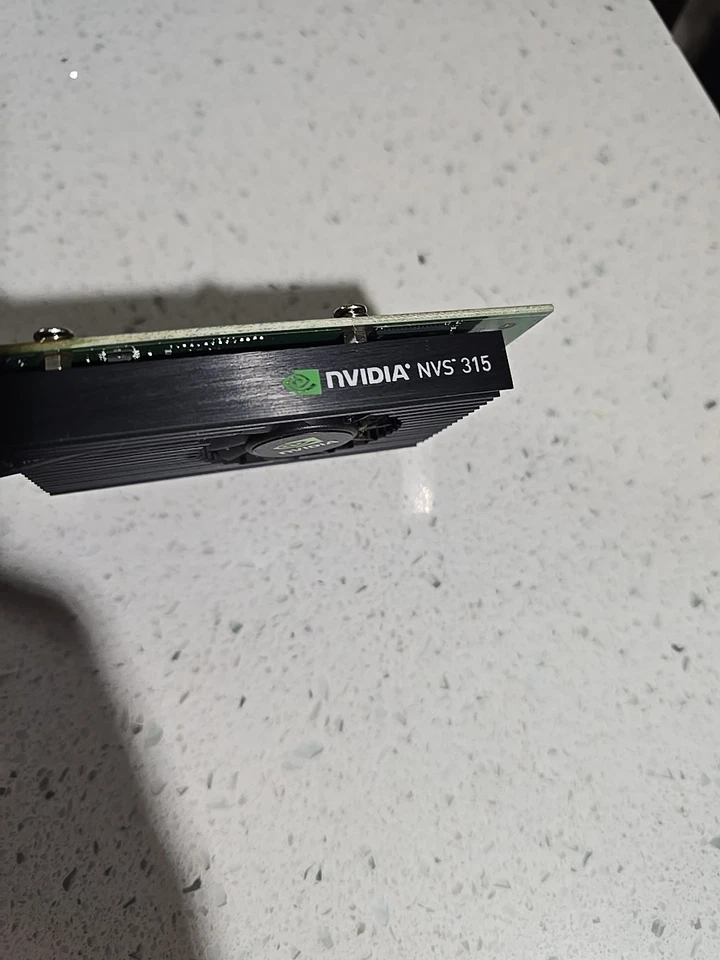 NVIDIA NVS 315 1GB DDR3 PCIe-x16 Graphics Card High PROFILE  DMS-59 - Image 3 of 3