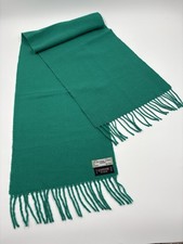 VTG 70  s / 80  s Teal Christian Dior Echarpes Paris New York Acrylic Scarf