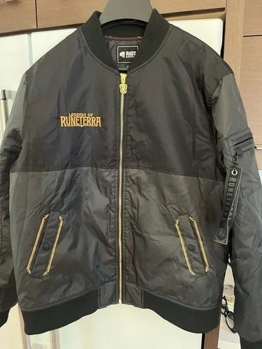 Riot Games…Legends of Runeterra Open Beta Bomber Unisex Jacket.. NWOT Sz M… - product listing photo