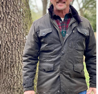 BARBOUR Men's SAPPER WAX Jacket in Olive MSRP $485 Rugged +