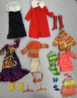 Vintage Lot of 1960's Barbie Clothes Outfits  Shoes Original Barbie Tag Hippie