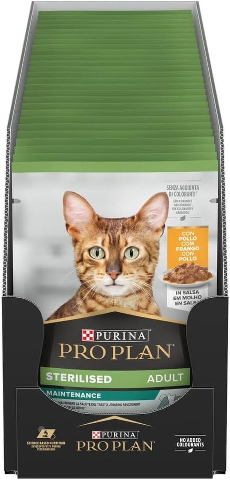 Maintenance Cibo Umido per Gatti Adulti Sterilizzati Teneri Pezzetti in Salsa Co