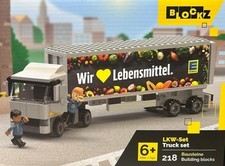EDEKA Blockz LKW-Truck-Set   NEU & OV wieLEGO-Art    218 Bauteile original